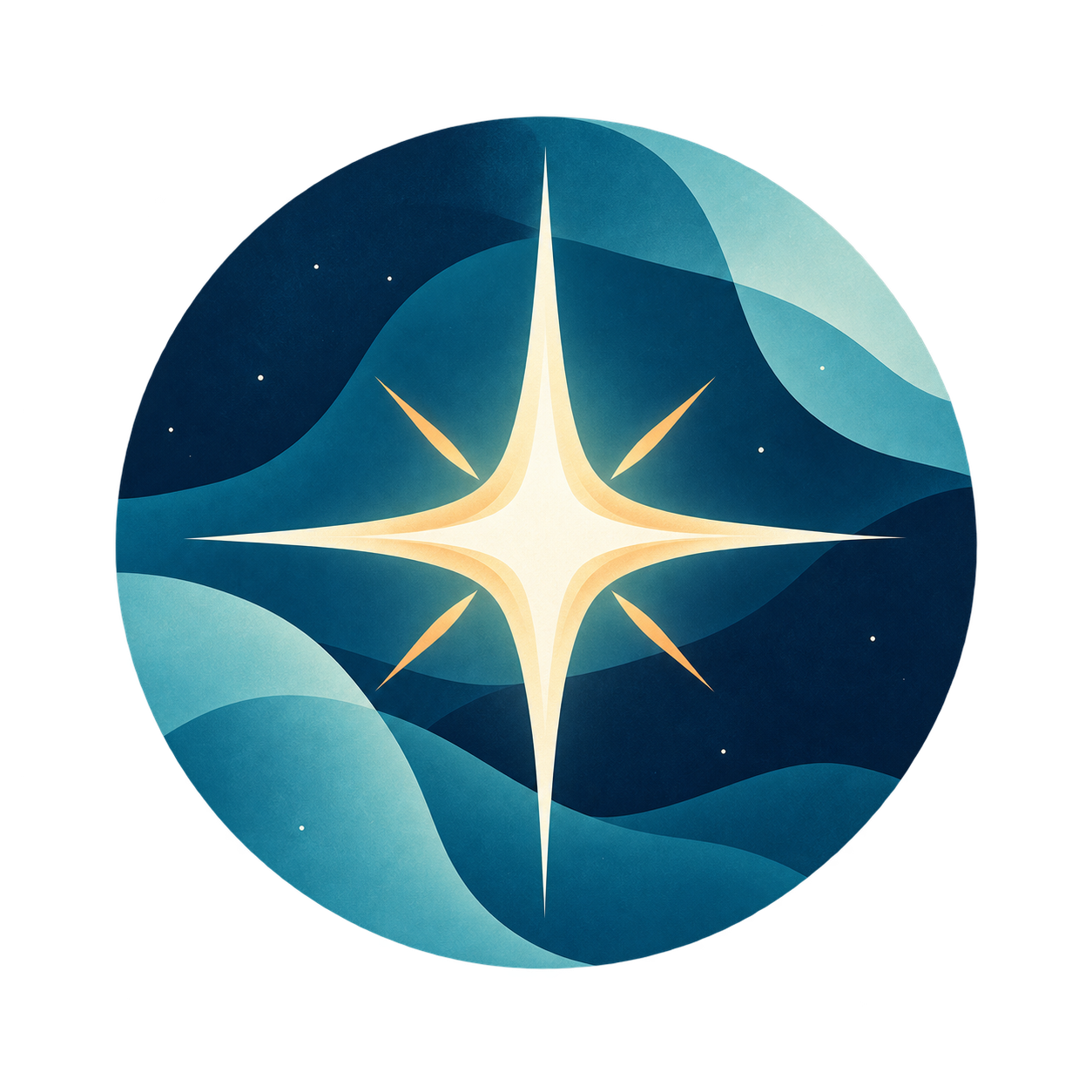 A bright central star representing significance.