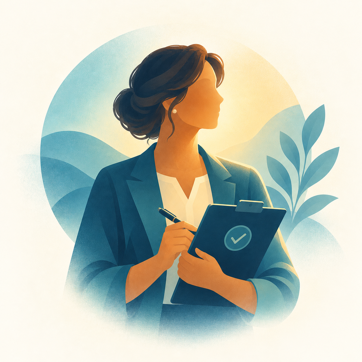 School administrator and procurement owner portrait